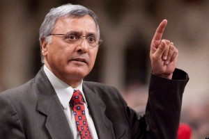 Ujjal Dosanjh gestures as he stands in the House of Commons during Question Period on Parliament Hill in Ottawa on April 20, 2010. Four former B.C. attorneys general, including Dosanjh,  are calling for the legalization of marijuana, saying the current ban on pot is only fuelling gang violence and clogging the courts, but they're not getting any support from the province's current premier. THE CANADIAN PRESS/Pawel Dwulit